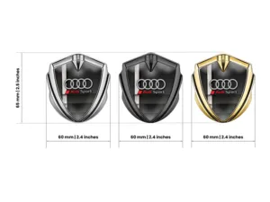 Audi Car Badges Max Style Sturdy Metal Finish